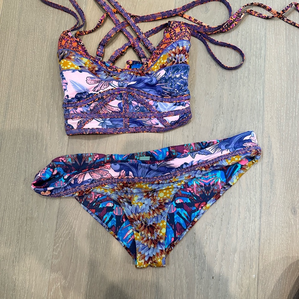 Maaji Multicolor Abstract Bikini Set